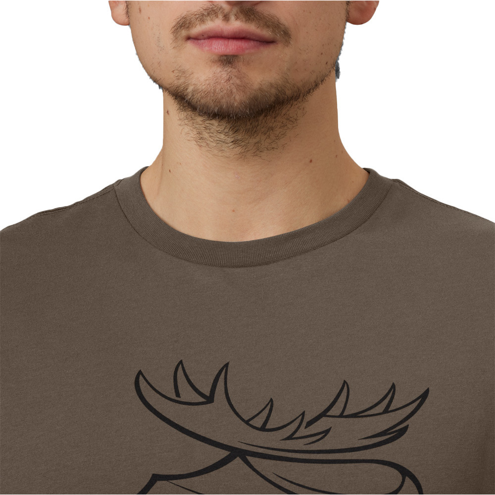 Harkila Herren Grafik T - Shirt 2 Pack 1601049 - Braun Granit / Phantom